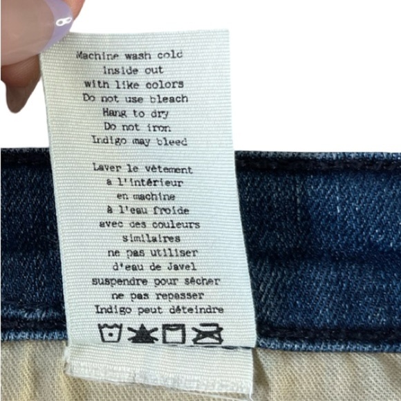 Rag & Bone Skinny Ankle Jeans, Zipper Detail, Stretch, Medium Wash - Size 26 - Picture 13 of 16